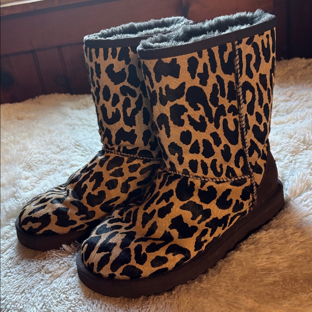 UGG Cheeta Print Boots